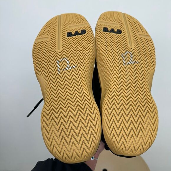 R.A.D One V2 Unisex Black and Gum Performance Gym Training Competition Shoe - Picture 7 of 13